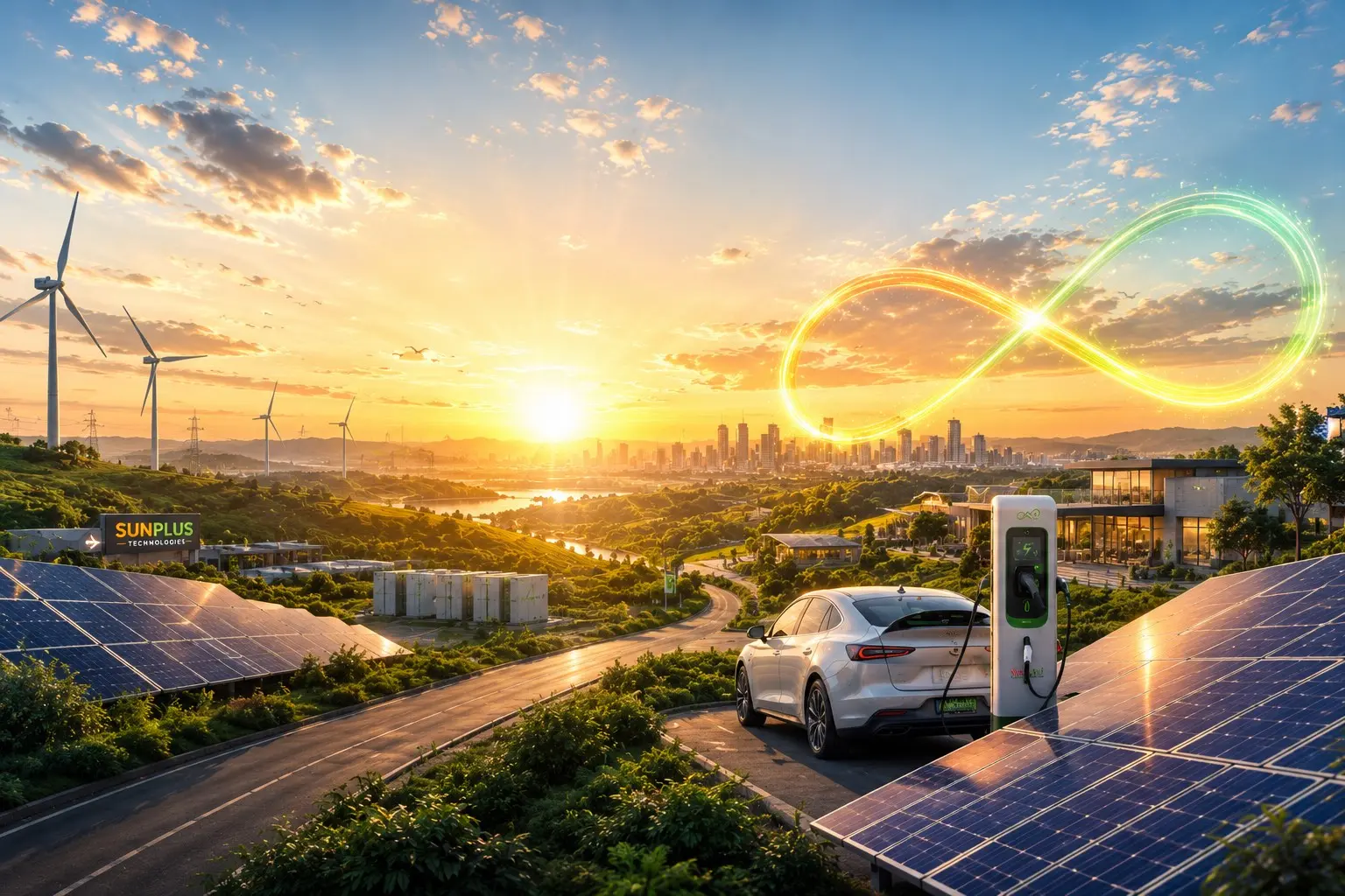 SunPlus Majestic Clean Energy Landscape